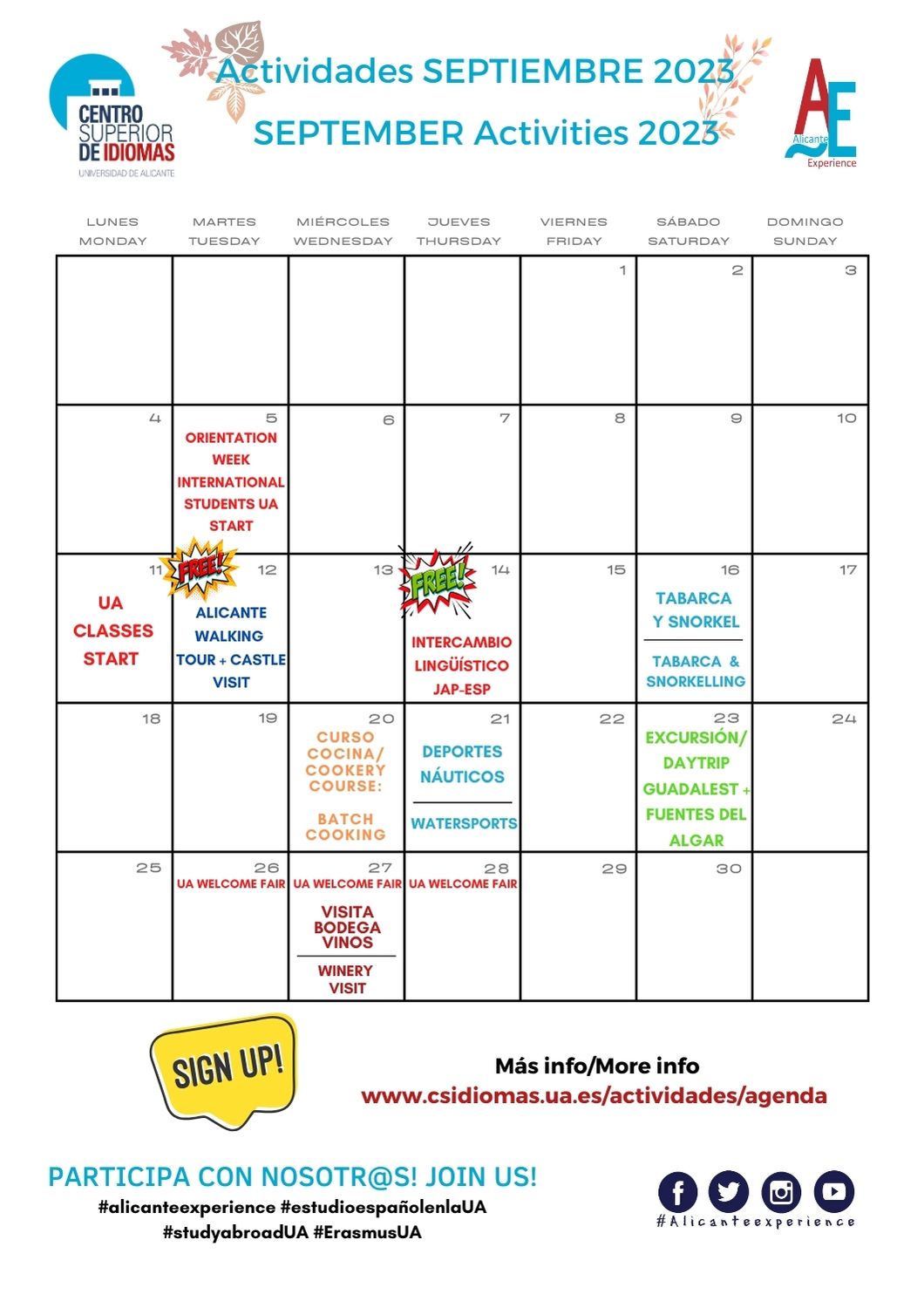 CALENDARIO SEPT 23 1