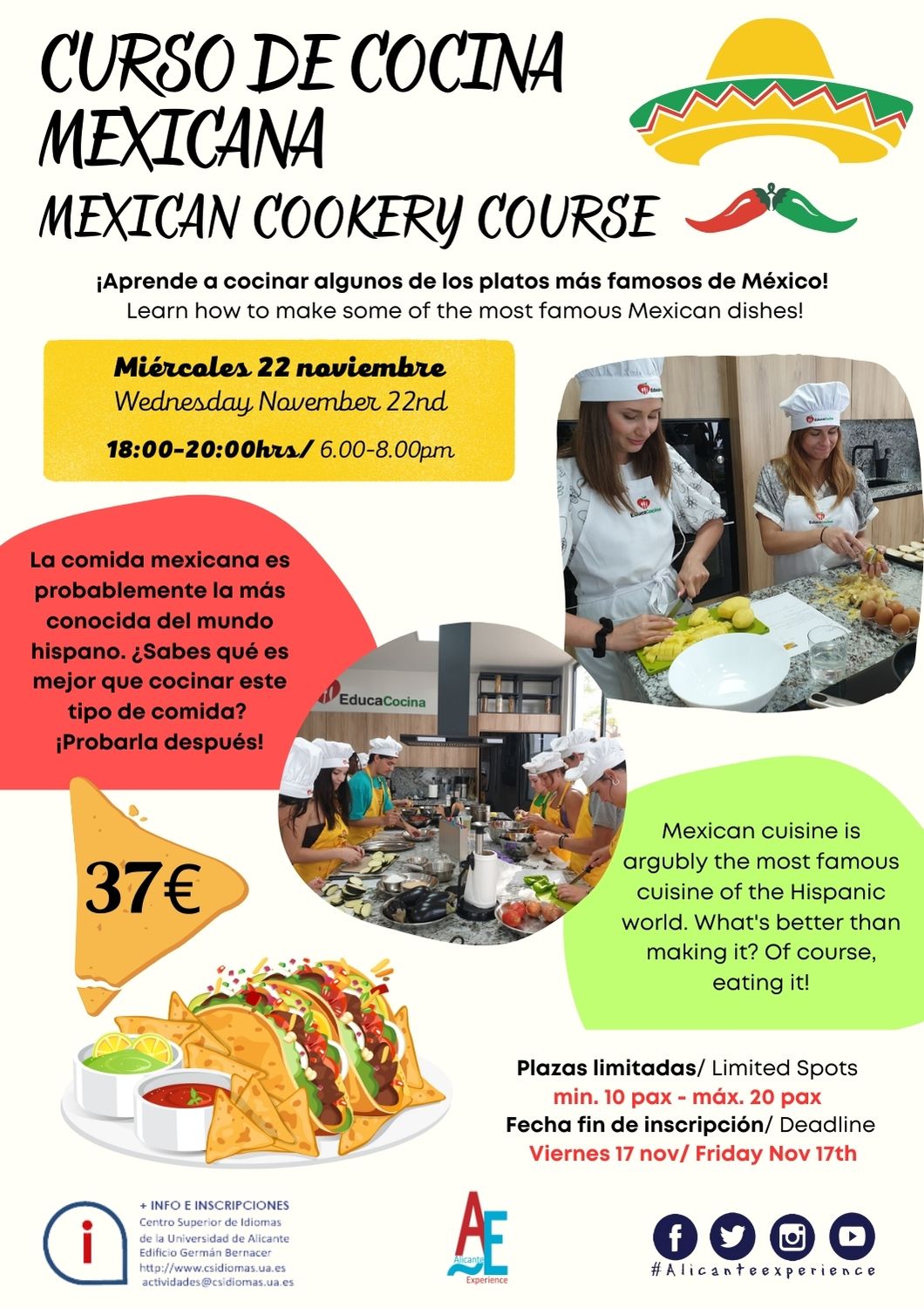 CURSO DE COMIDA MEXICANA NOV