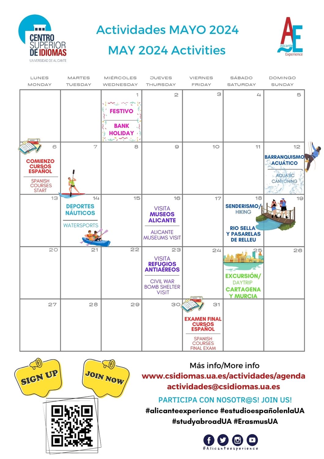 CALENDARIO MAYO 24