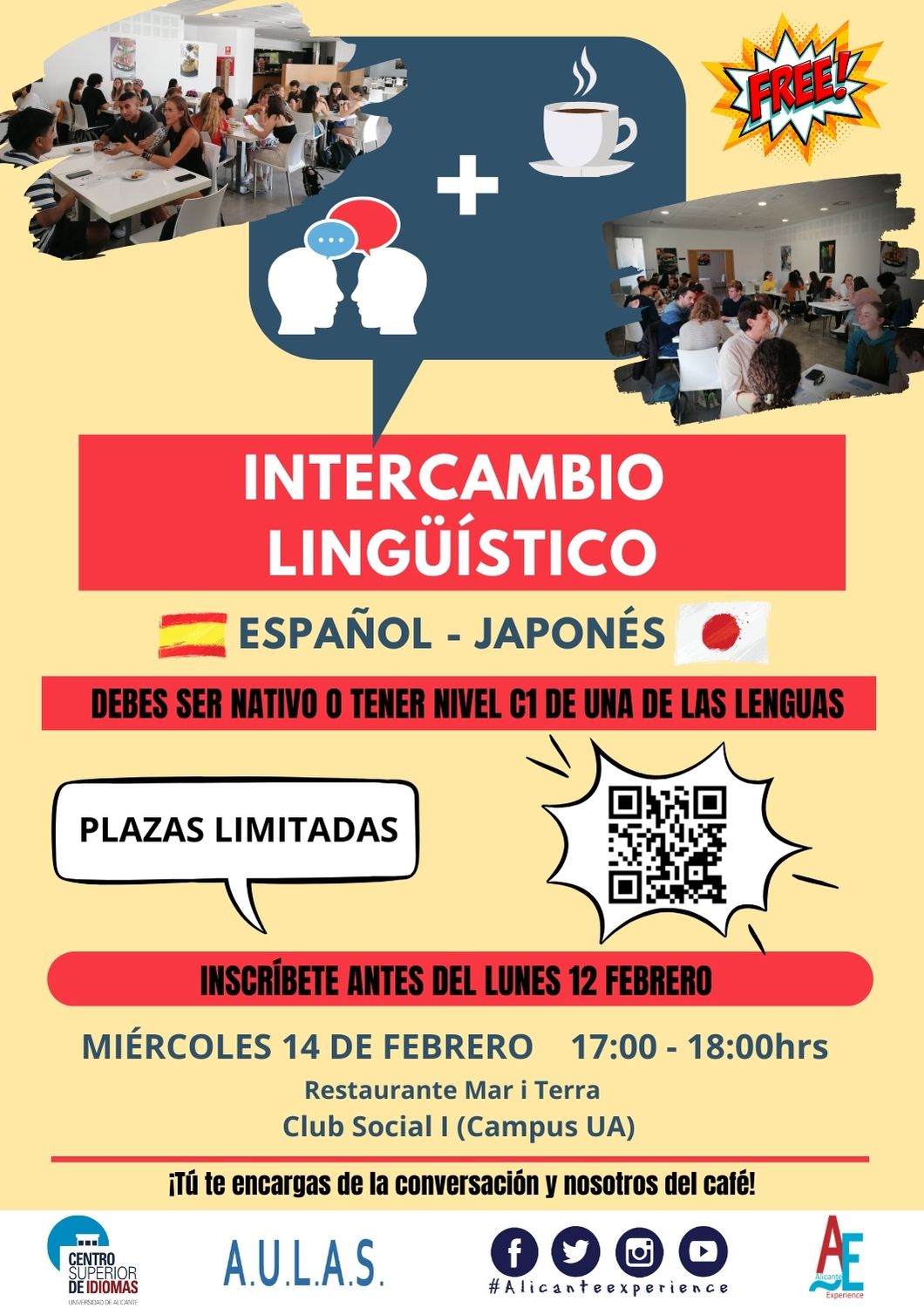 Intercambio JAP ESP QR FEB