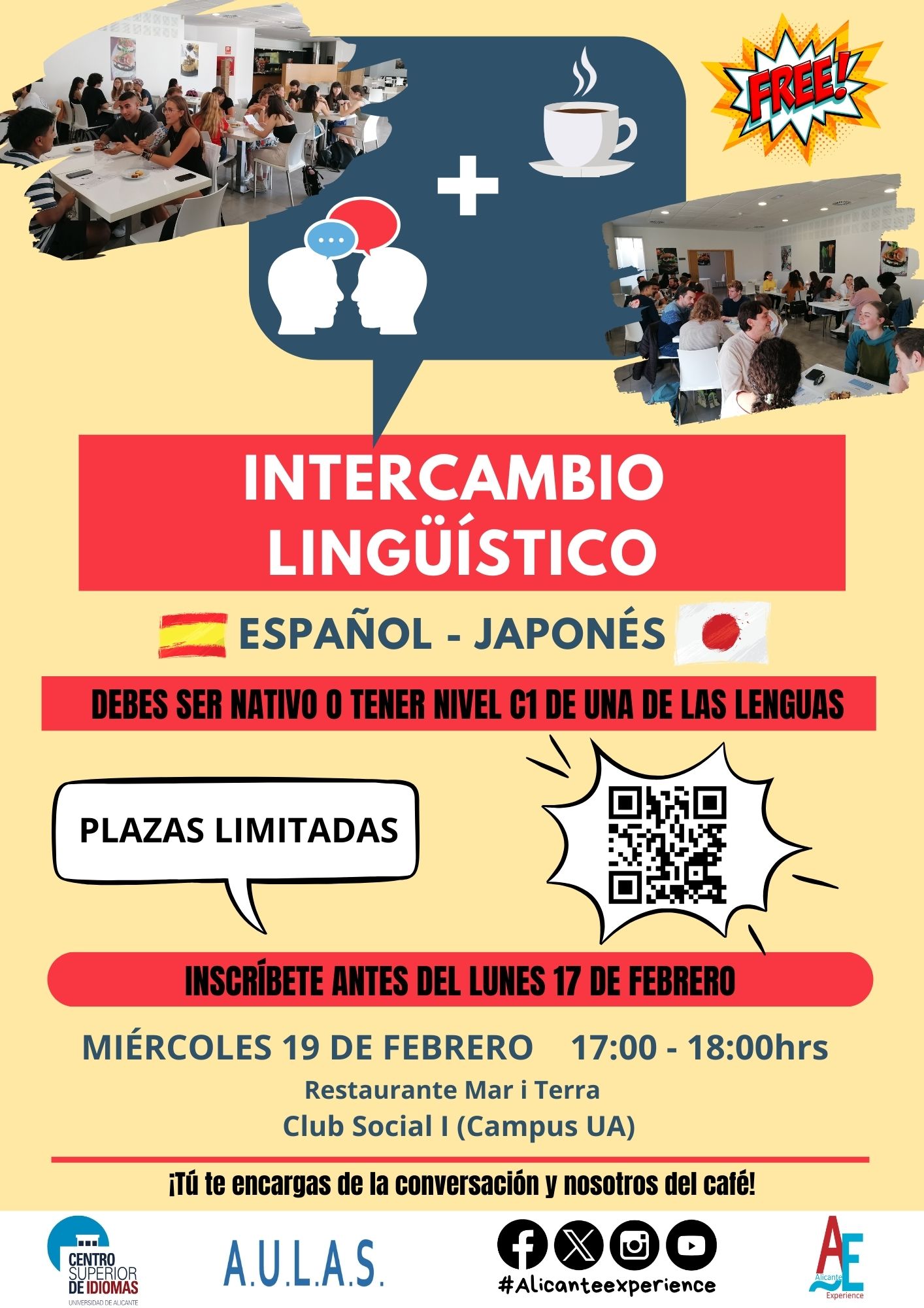 Intercambio JAP ESP QR