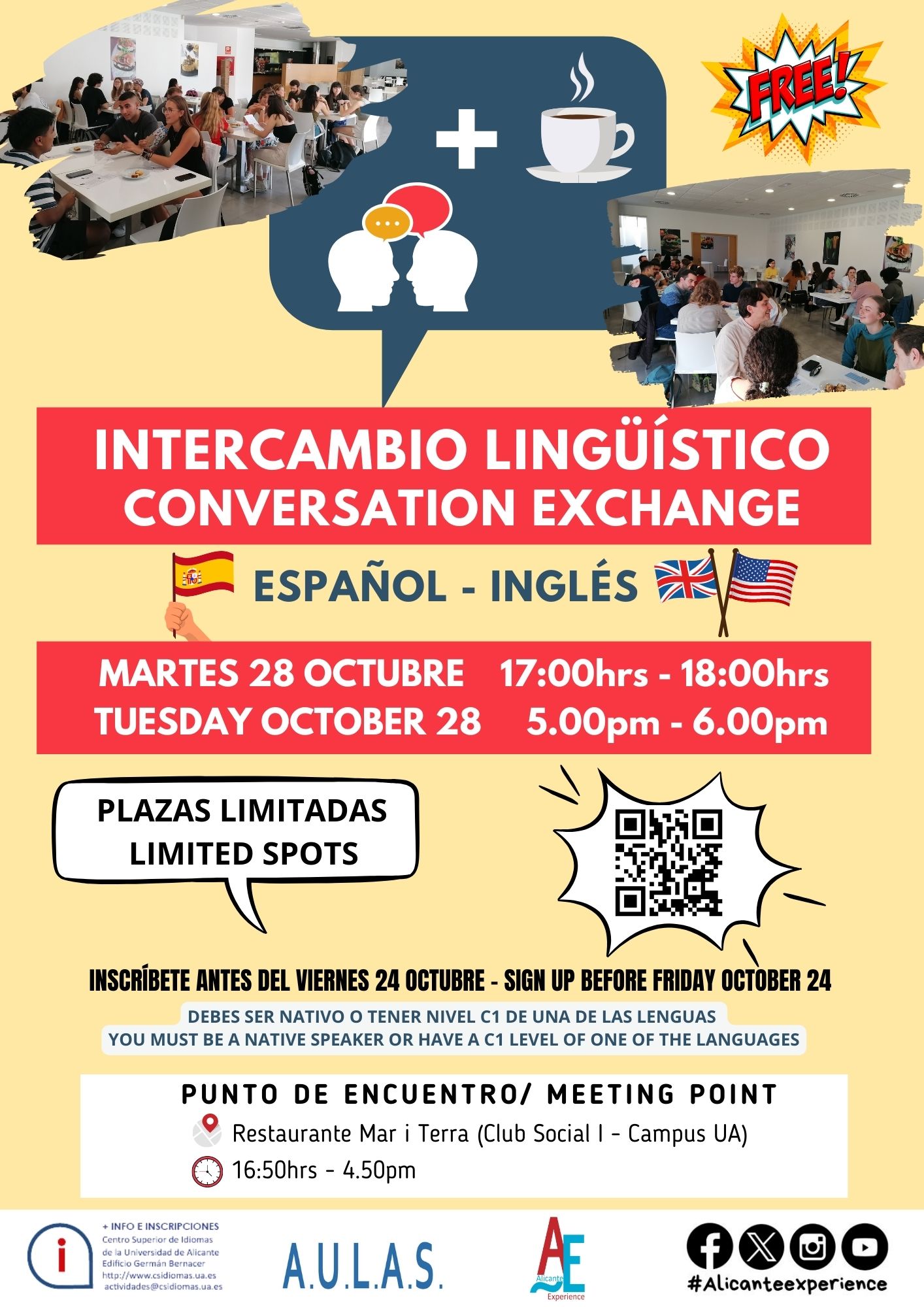 Intercambio ENG ESP QR 1