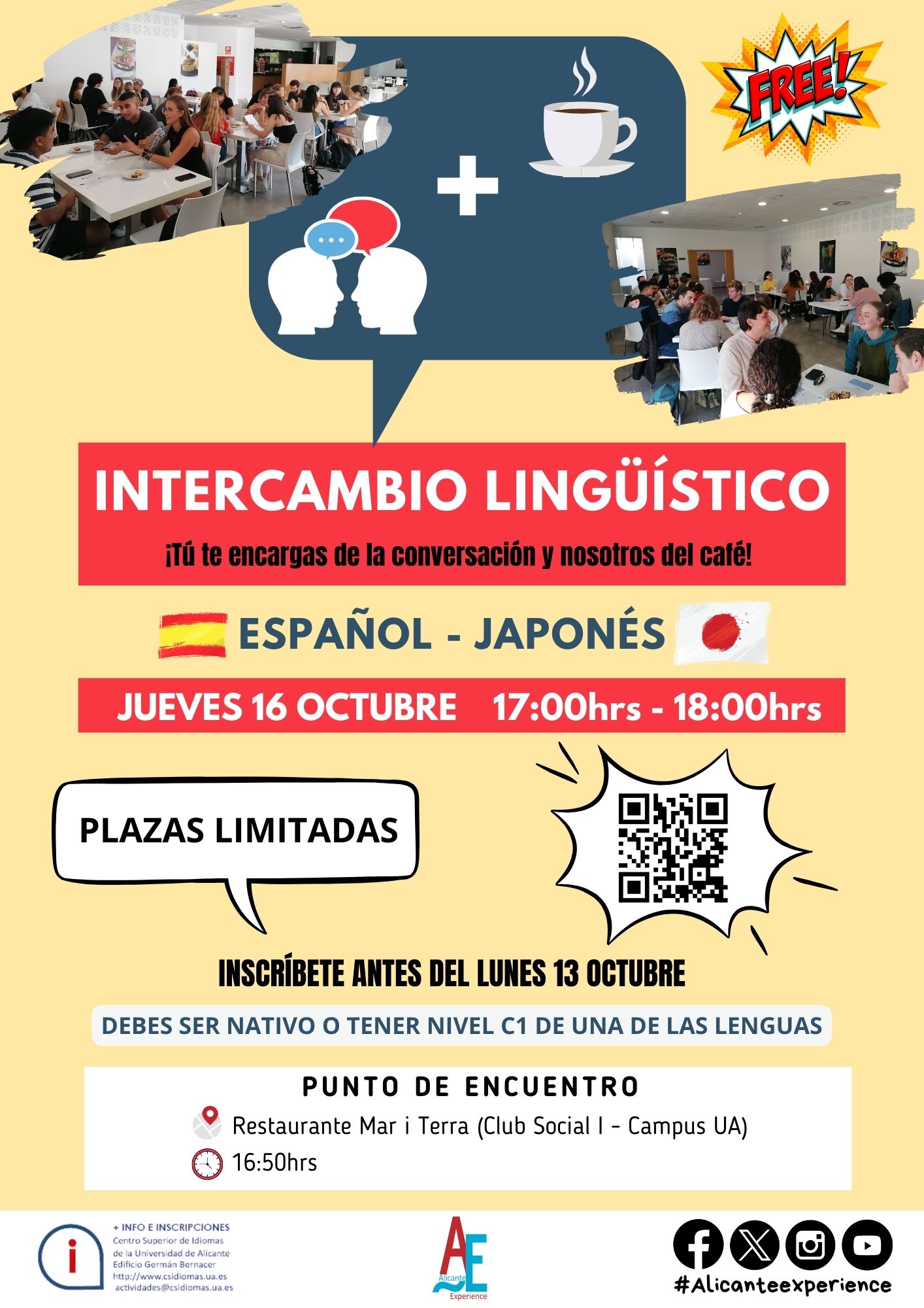 Intercambio JAP ESP QR