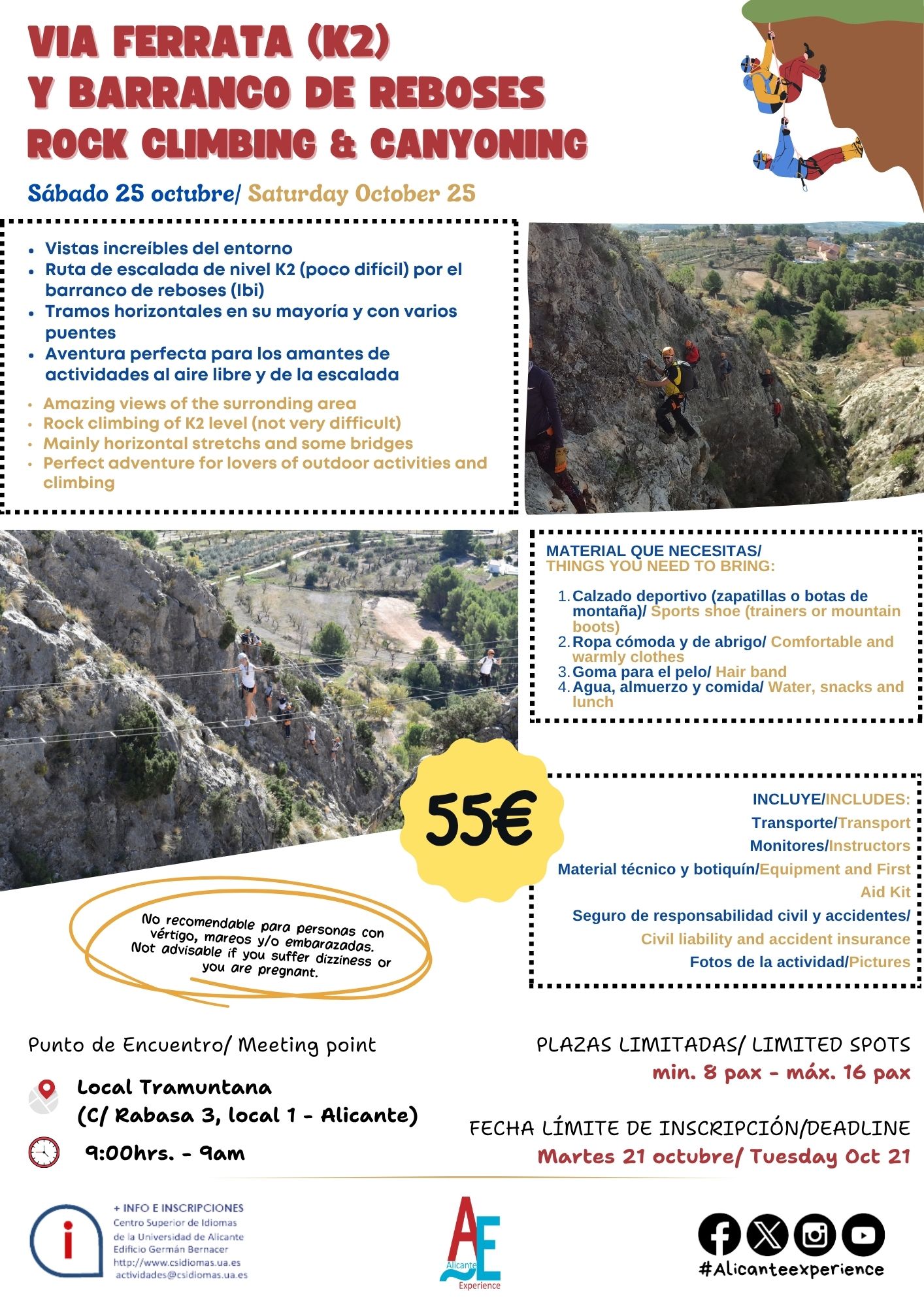 VIA FERRATA Y BARRANCO NUEVA